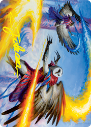 Teach by Example Art Card (Gold-Stamped Signature) [Strixhaven: School of Mages Art Series] (ASTX 43)