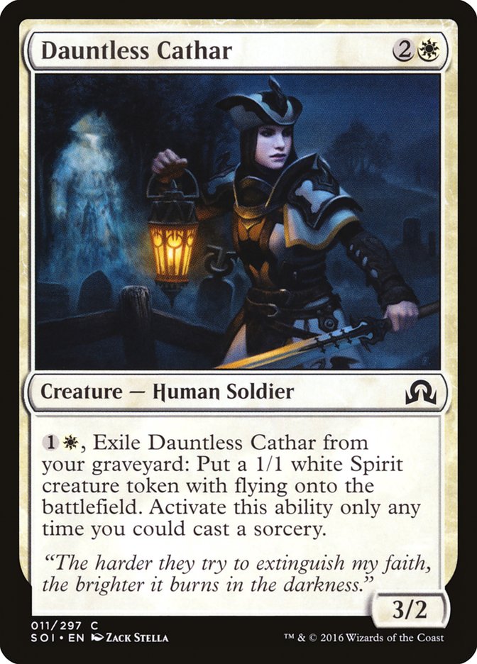Dauntless Cathar [Shadows over Innistrad] (SOI 11)