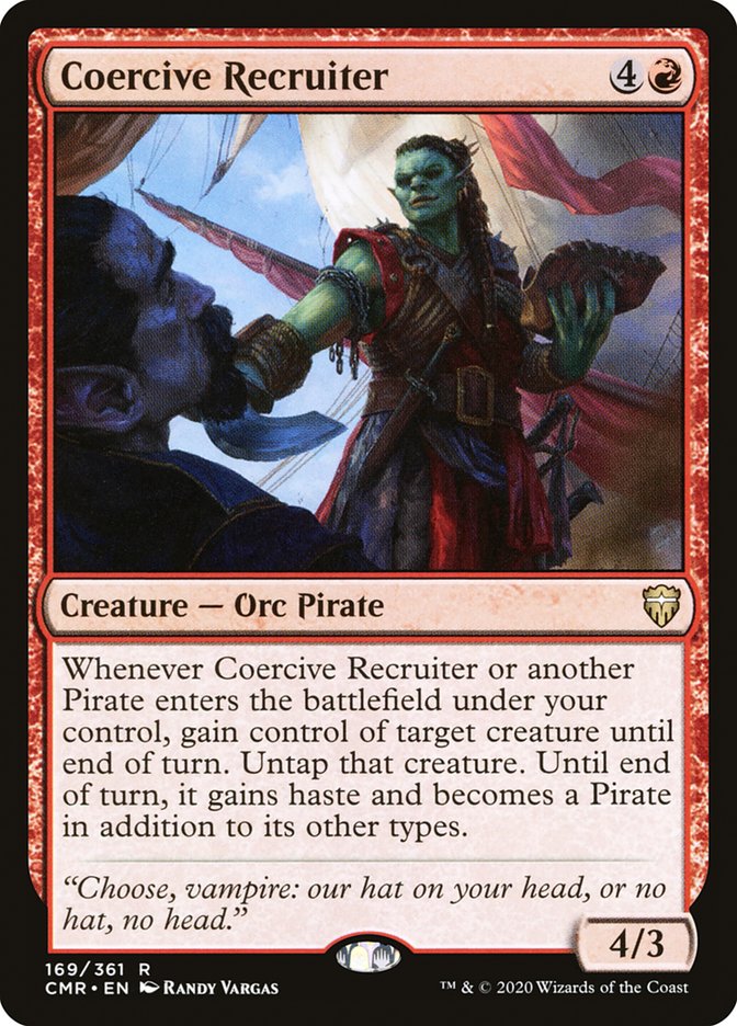 Coercive Recruiter [Commander Legends] (CMR 169)