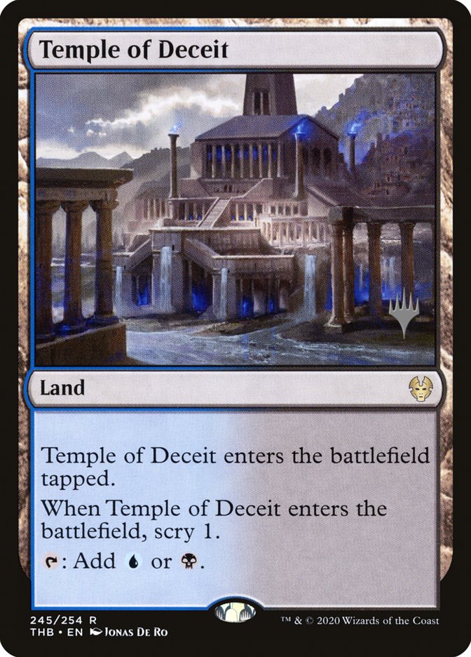 Temple of Deceit (Promo Pack) [Theros Beyond Death Promos] (PTHB 245P)