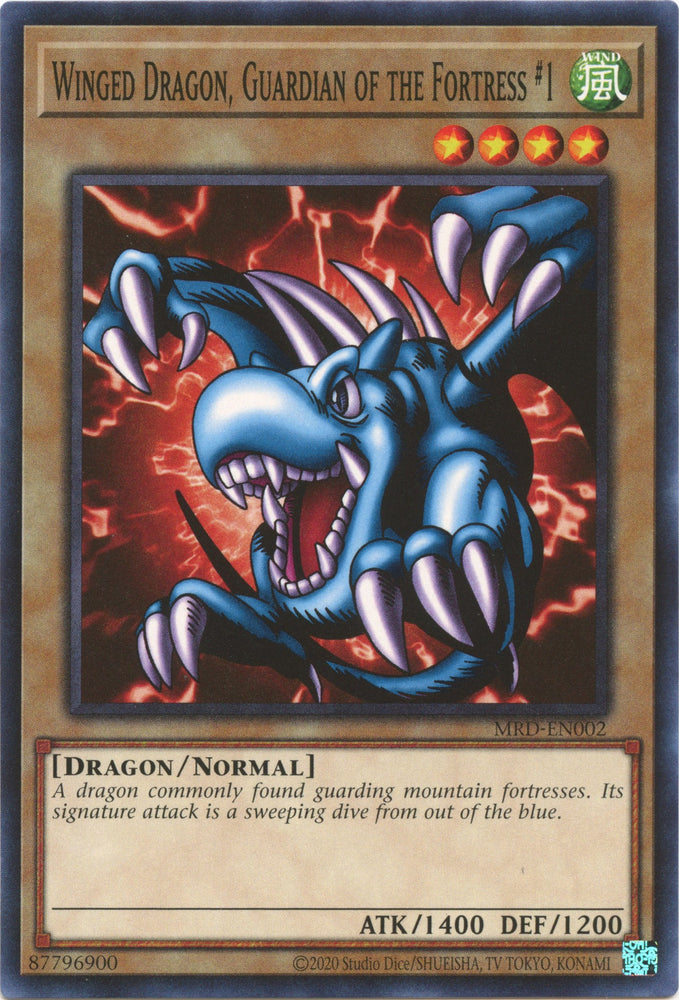 Winged Dragon, Guardian of the Fortress #1 [MRD-EN002] Common