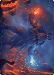 Aegar, the Freezing Flame Art Card [Kaldheim: Art Series] (AKHM 200)