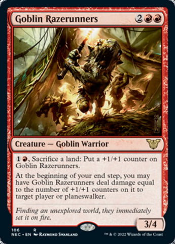 Goblin Razerunners [Kamigawa: Neon Dynasty Commander] (NEC 106)