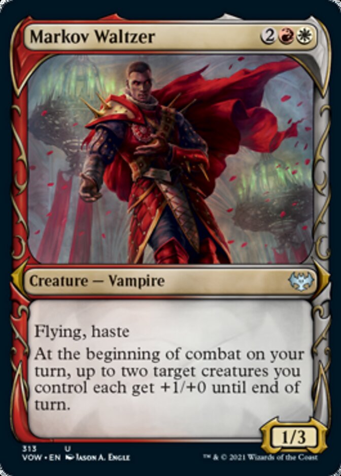 Markov Waltzer (Showcase Fang Frame) [Innistrad: Crimson Vow] (VOW 313)