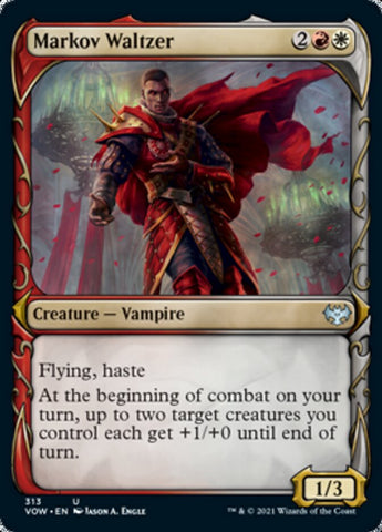 Markov Waltzer (Showcase Fang Frame) [Innistrad: Crimson Vow] (VOW 313)