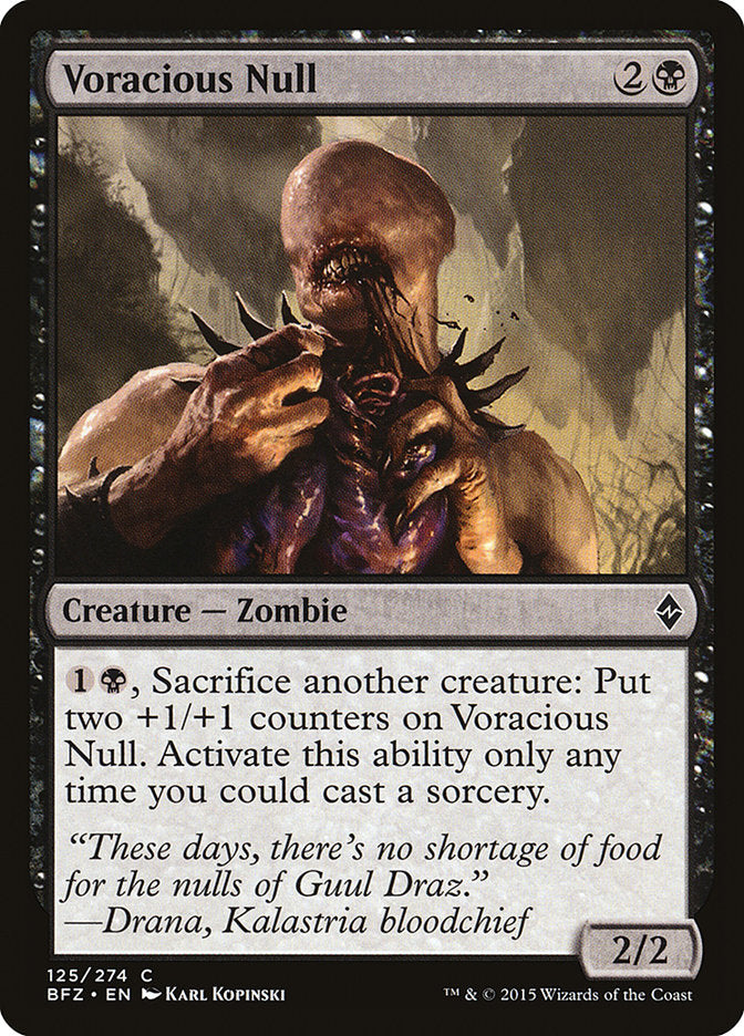 Voracious Null [Battle for Zendikar] (BFZ 125)