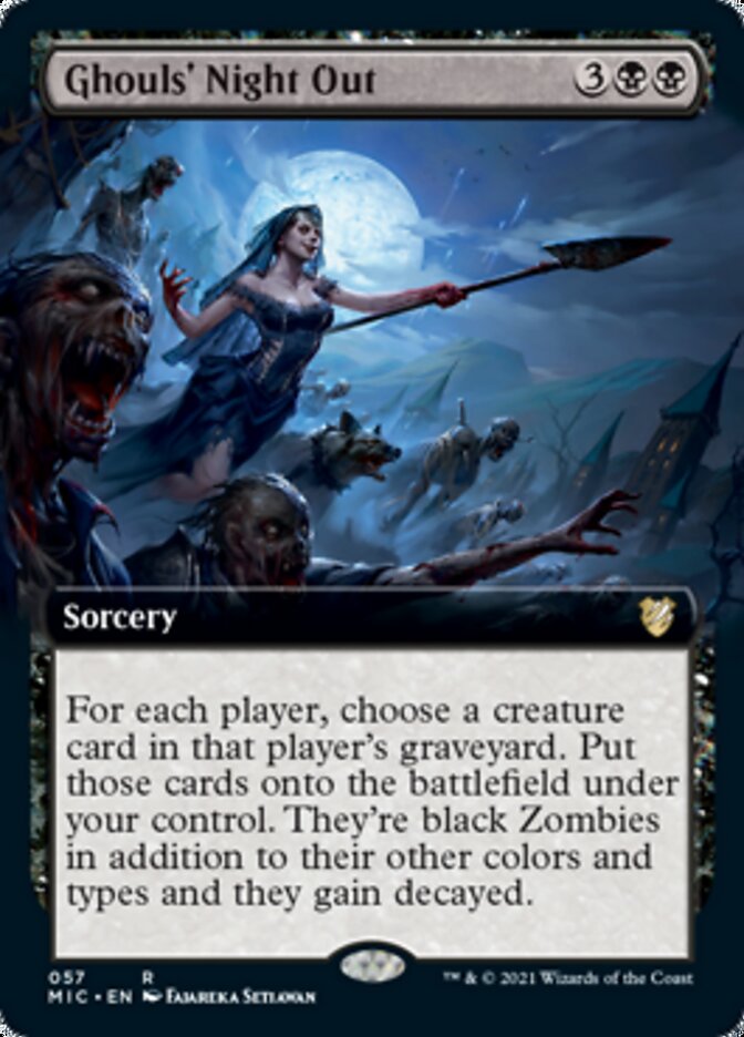 Ghouls' Night Out (Extended) [Innistrad: Midnight Hunt Commander] (MIC 57)