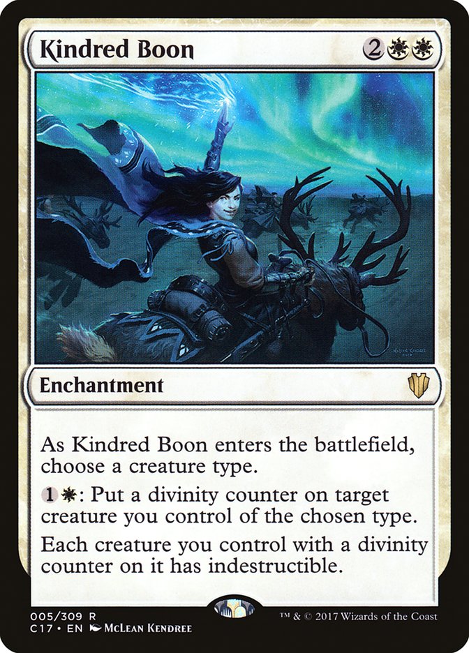 Kindred Boon [Commander 2017] (C17 5)