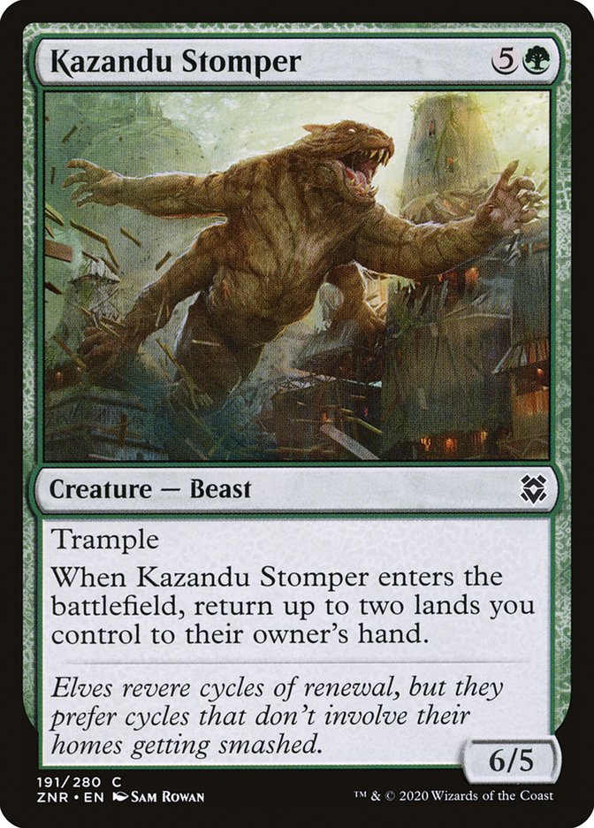 Kazandu Stomper [Zendikar Rising] (ZNR 191)