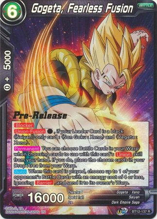 Gogeta, Fearless Fusion [BT12-137]