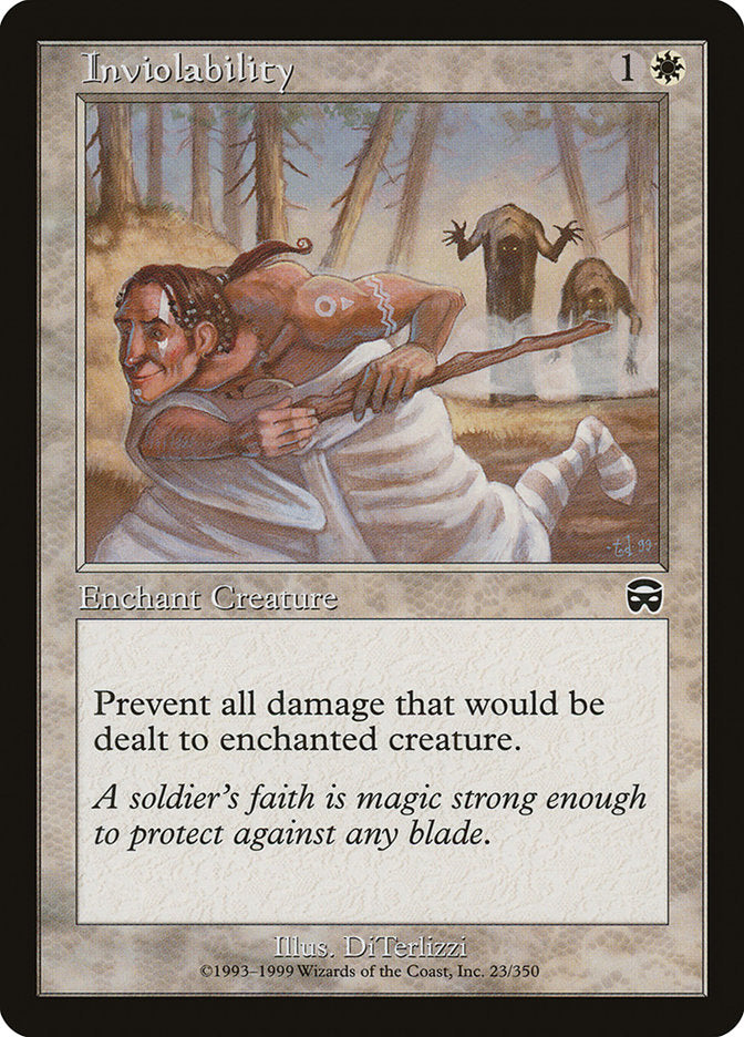 Inviolability [Mercadian Masques] (MMQ 23)