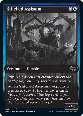 Stitched Assistant [Innistrad: Double Feature] (DBL 348)