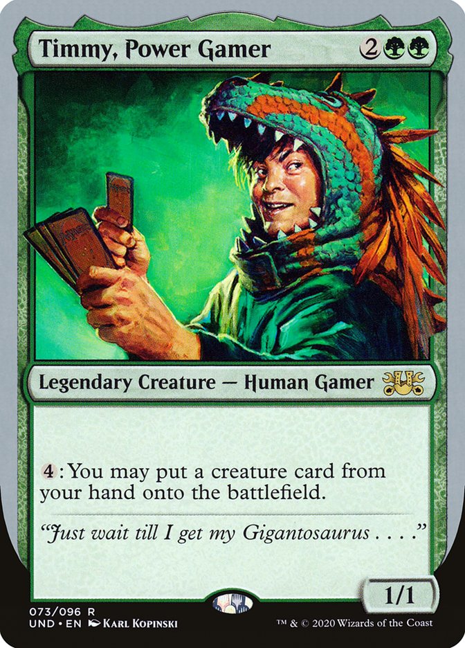 Timmy, Power Gamer [Unsanctioned] (UND 73)
