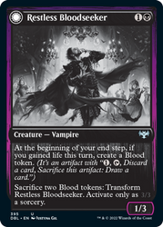 Restless Bloodseeker // Bloodsoaked Reveler [Innistrad: Double Feature] (DBL 395)