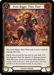 Even Bigger Than That! (Yellow) [EVR174] 1st Edition Normal