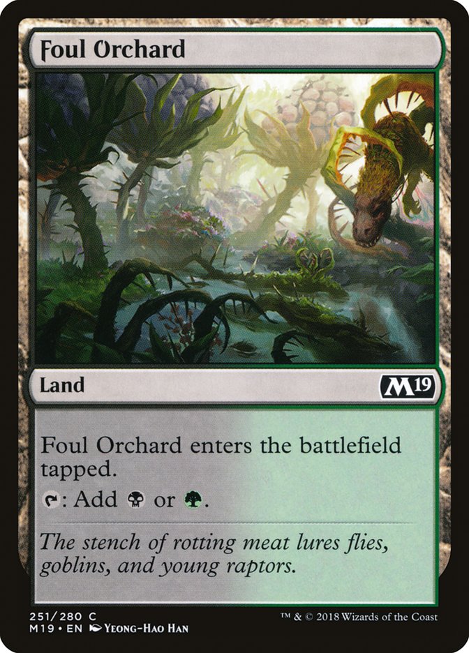 Foul Orchard [Core Set 2019] (M19 251)