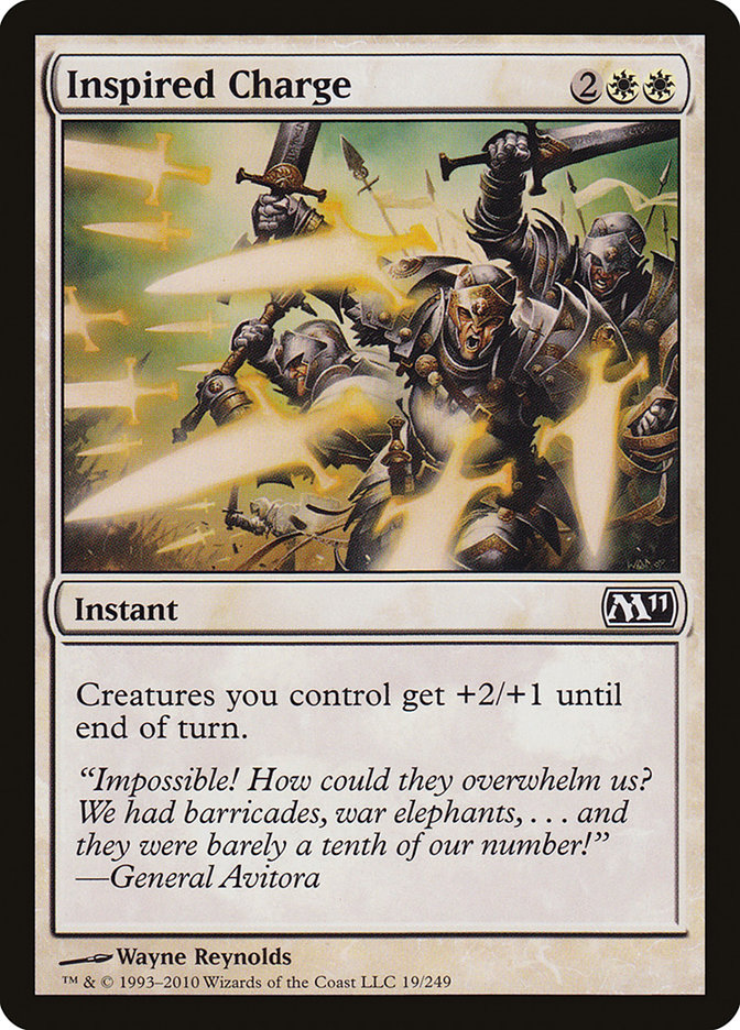 Inspired Charge [Magic 2011] (M11 19)