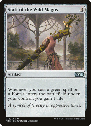 Staff of the Wild Magus [Magic 2015] (M15 236)