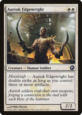 Auriok Edgewright [Scars of Mirrodin] (SOM 3)