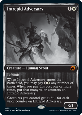 Intrepid Adversary [Innistrad: Double Feature] (DBL 25)