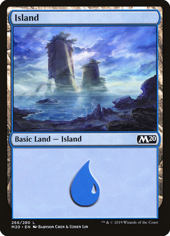 Island (#266) [Core Set 2020] (M20 266)
