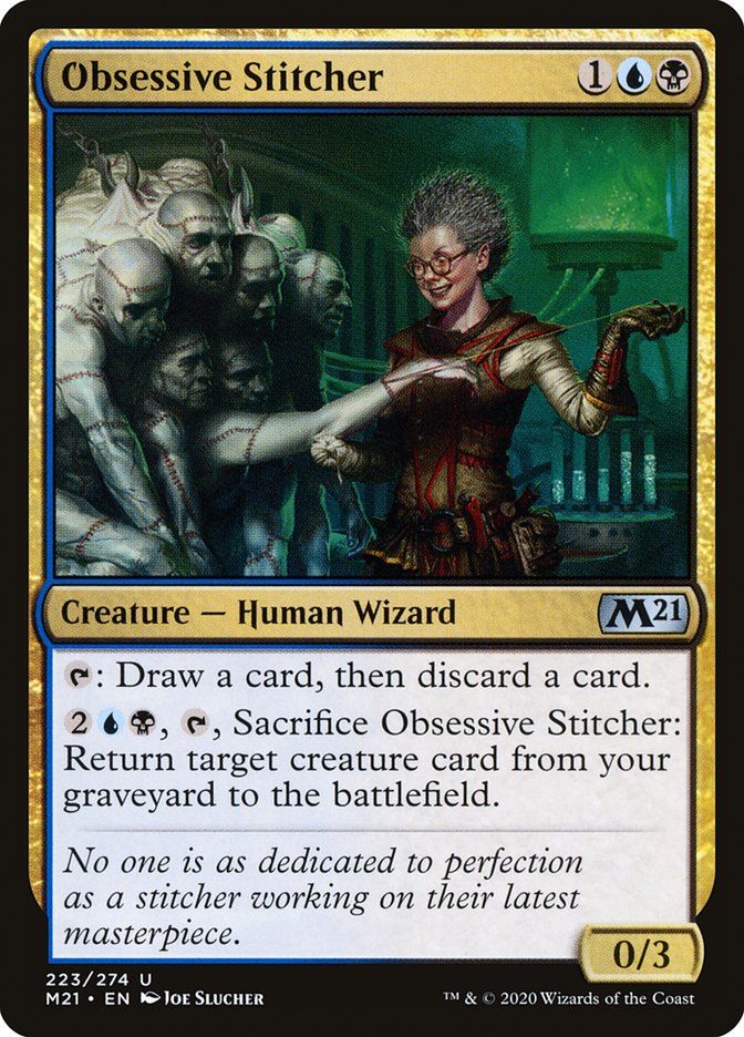 Obsessive Stitcher [Core Set 2021] (M21 223)