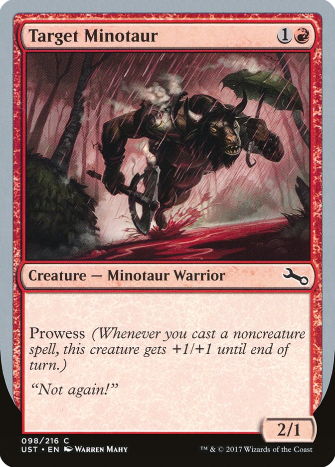 Target Minotaur [Unstable] (UST 98B)