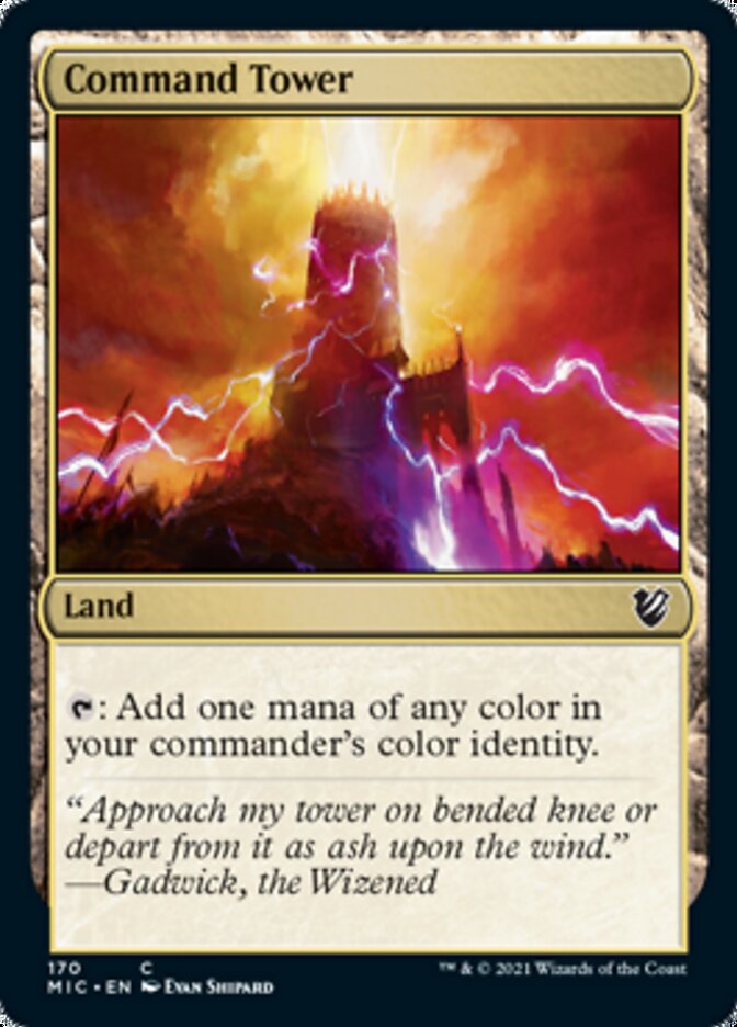 Command Tower [Innistrad: Midnight Hunt Commander] (MIC 170)