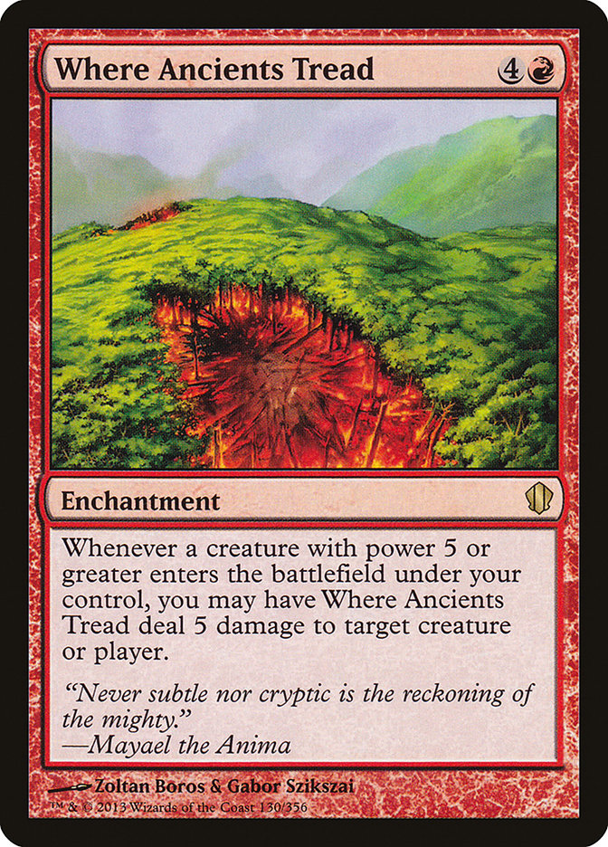 Where Ancients Tread [Commander 2013] (C13 130)