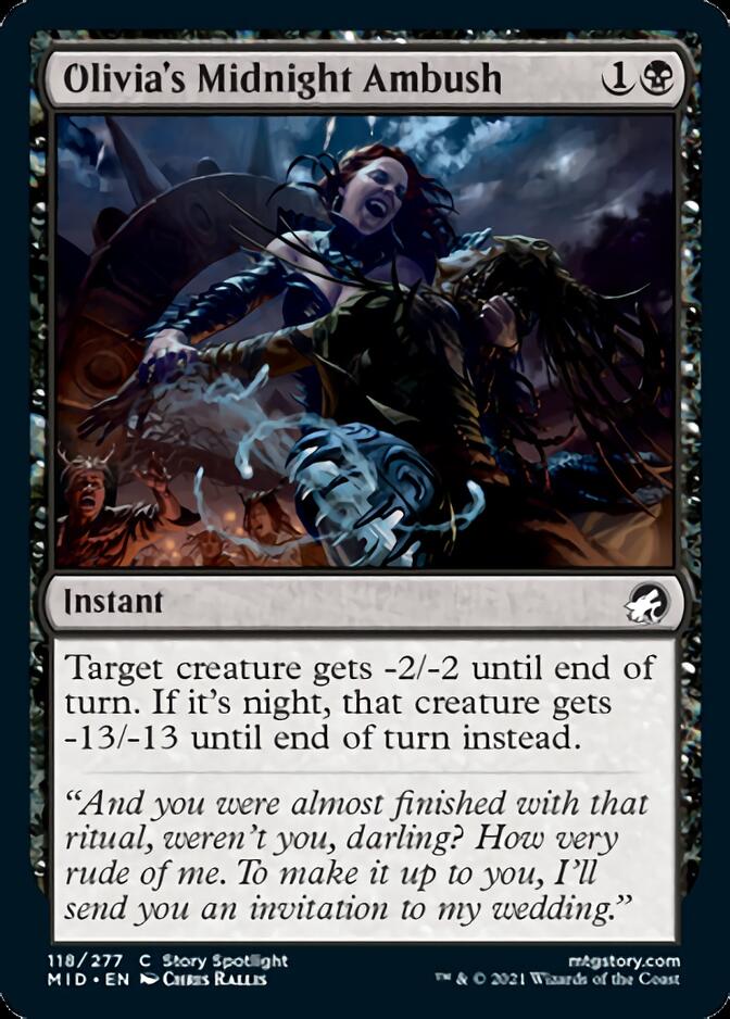 Olivia's Midnight Ambush [Innistrad: Midnight Hunt] (MID 118)