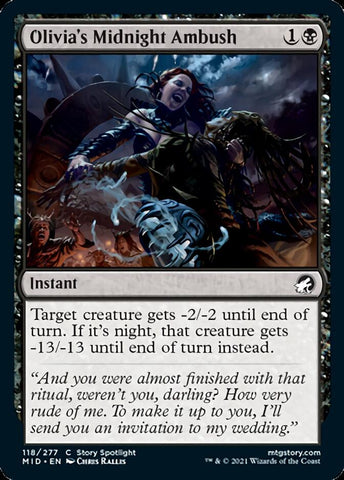 Olivia's Midnight Ambush [Innistrad: Midnight Hunt] (MID 118)