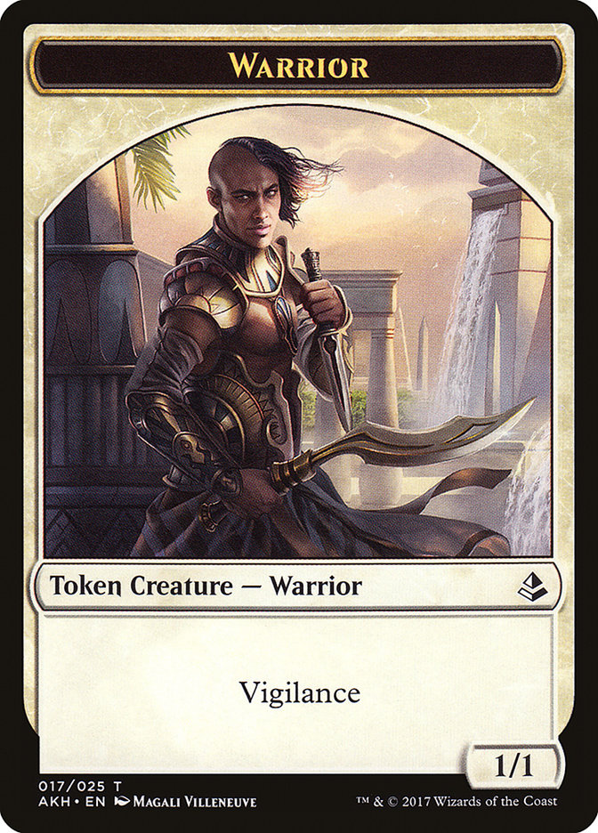 Warrior Token [Amonkhet Tokens] (TAKH 17)
