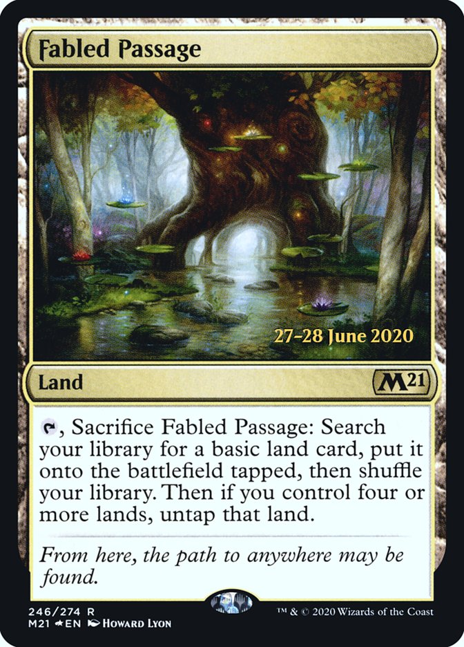 Fabled Passage  [Core Set 2021 Prerelease Promos] (PM21 246S)