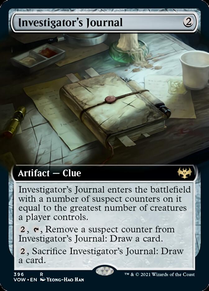 Investigator's Journal (Extended) [Innistrad: Crimson Vow] (VOW 396)