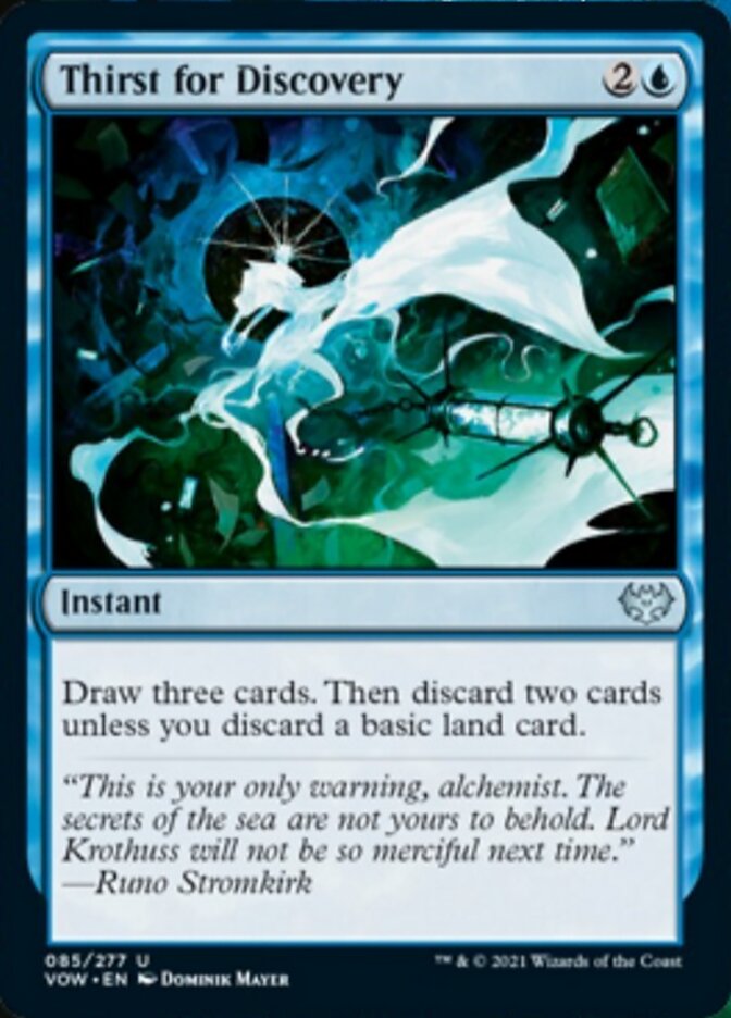 Thirst for Discovery [Innistrad: Crimson Vow] (VOW 85)
