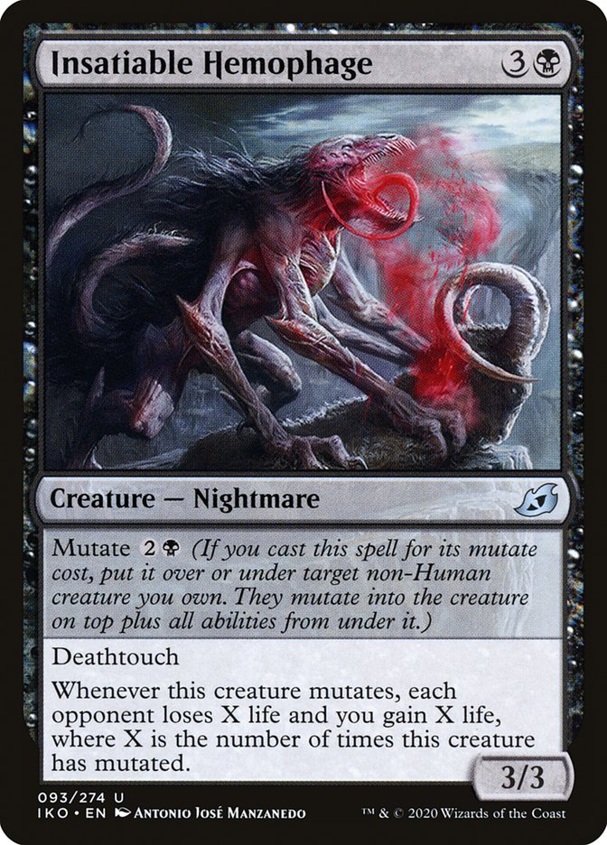 Insatiable Hemophage [Ikoria: Lair of Behemoths] (IKO 93)