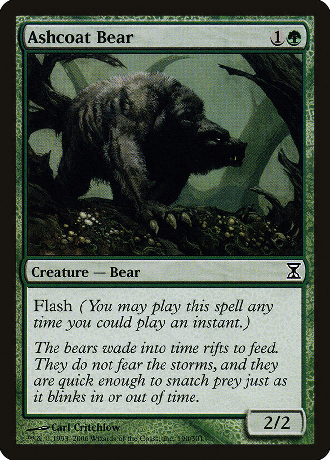 Ashcoat Bear [Time Spiral] (TSP 190)