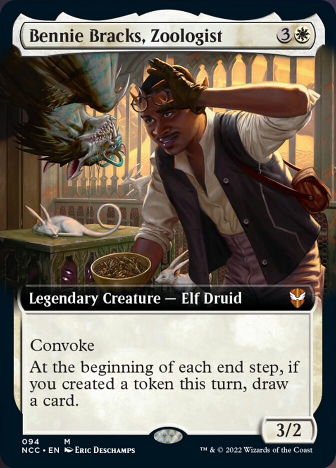 Bennie Bracks, Zoologist (Extended Art) [Streets of New Capenna Commander] (NCC 94)