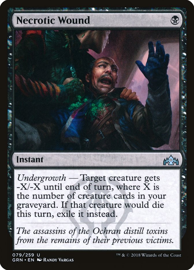 Necrotic Wound [Guilds of Ravnica] (GRN 79)