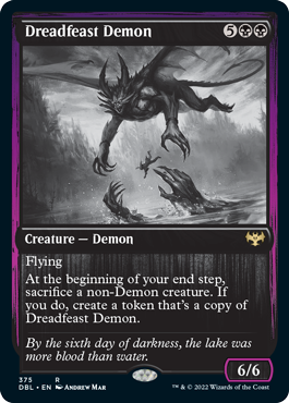 Dreadfeast Demon [Innistrad: Double Feature] (DBL 375)