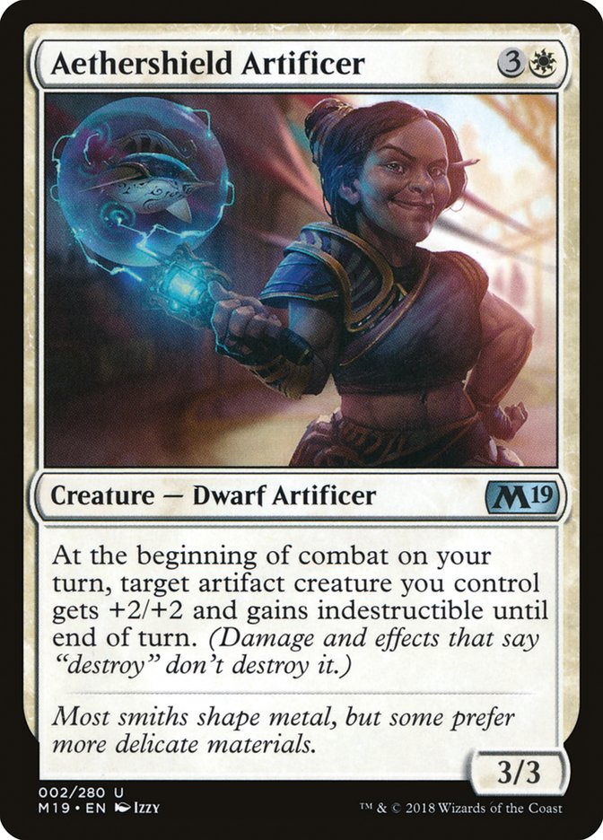 Aethershield Artificer [Core Set 2019] (M19 2)