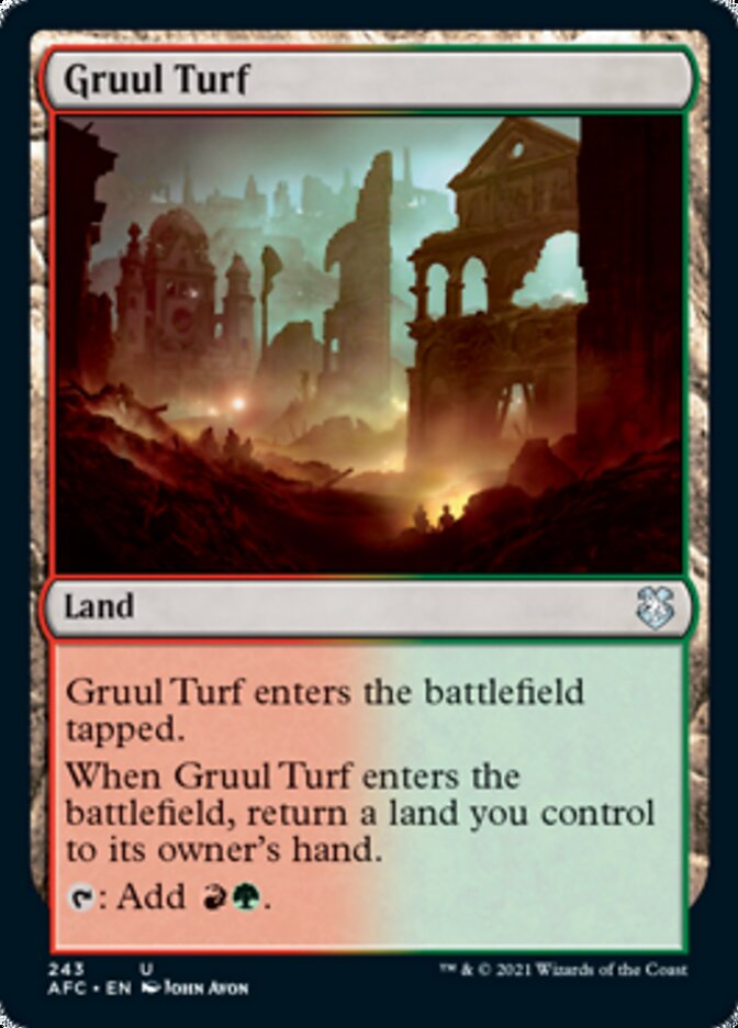 Gruul Turf [Dungeons & Dragons: Adventures in the Forgotten Realms Commander] (AFC 243)