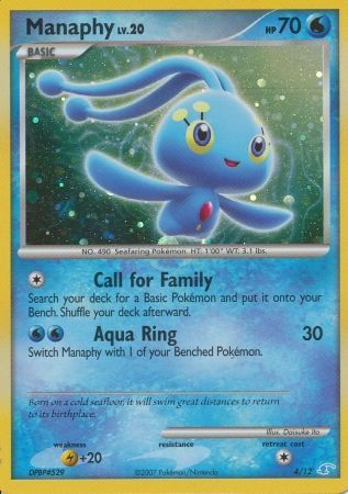 Manaphy (4/12) [Diamond & Pearl: Trainer Kit]