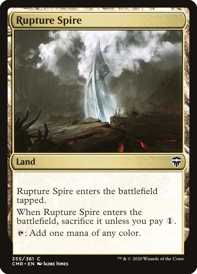 Rupture Spire [Commander Legends] (CMR 355)