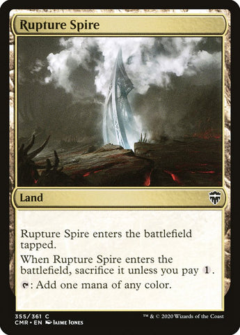 Rupture Spire [Commander Legends] (CMR 355)