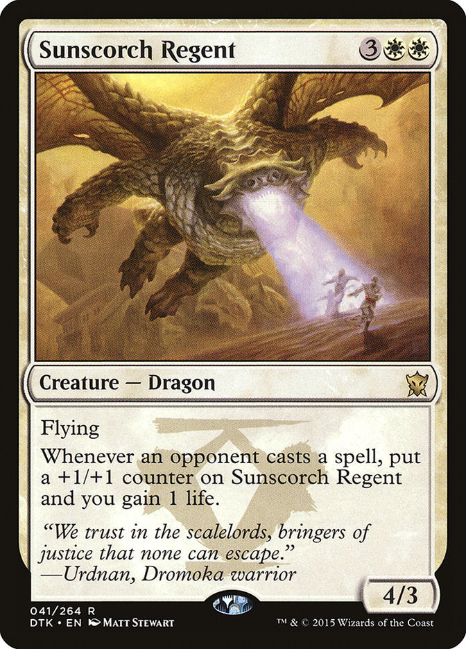 Sunscorch Regent [Dragons of Tarkir] (DTK 41)