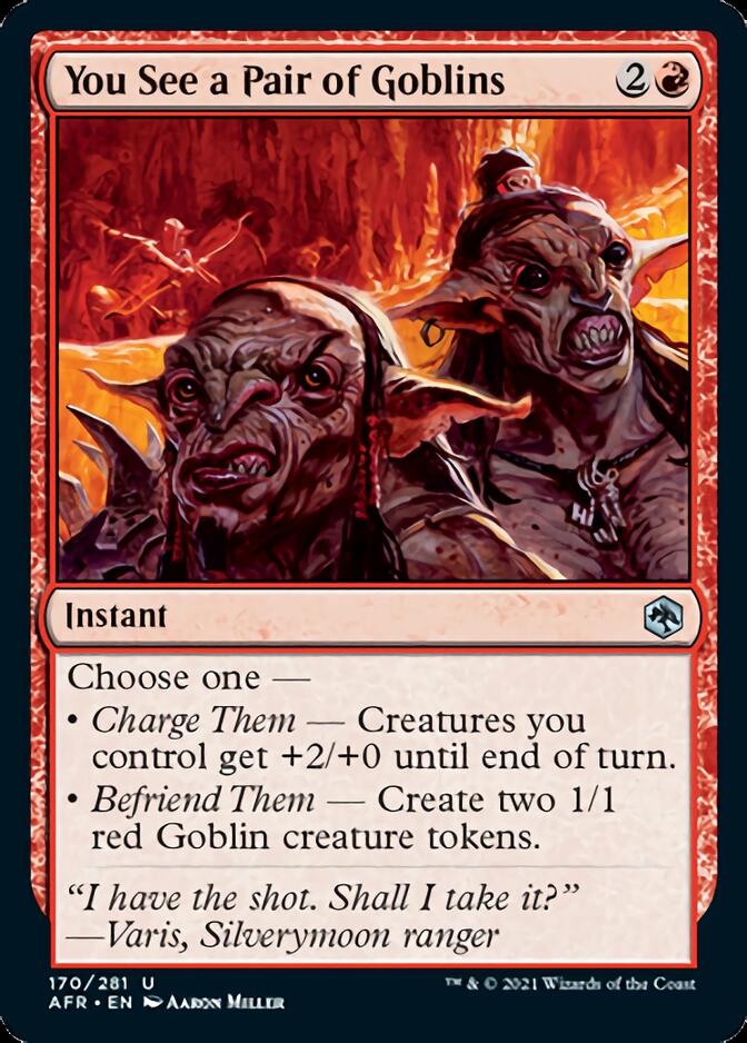 You See a Pair of Goblins [Dungeons & Dragons: Adventures in the Forgotten Realms] (AFR 170)