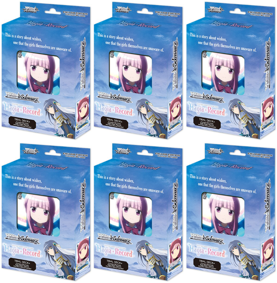 Magia Record: Puella Magi Madoka Magica Side Story - Trial Deck+ Display (Anime)
