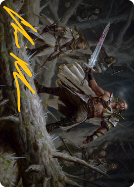 Tovolar, Dire Overlord 1 Art Card (Gold-Stamped Signature) [Innistrad: Midnight Hunt Art Series] (AMID 5)