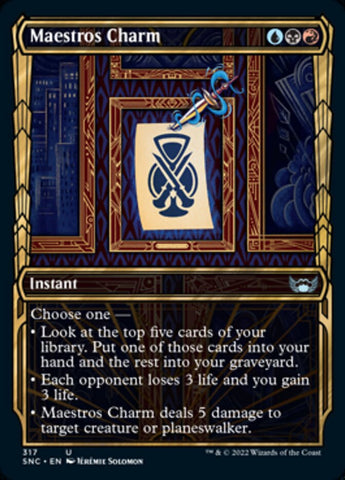 Maestros Charm (Showcase Golden Age) [Streets of New Capenna] (SNC 317)